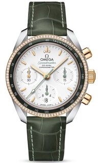 OMEGA SPEEDMASTER 38 CO-AXIAL CHRONOGRAPH 18K GOLD AND DIAMONDS MEN'S WATCH 324.28.38.50.02.001, 38MM