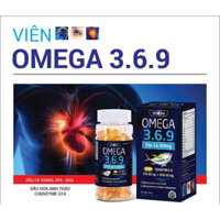 Omega3-6-9 giúp tăng cường thị lực,bổ não ,giảm nguy cơ mắc bệnh tim mạch lọ 60viên