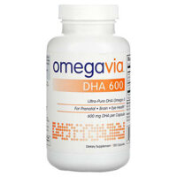 OmegaVia DHA 600 120 Capsules