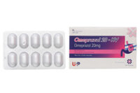 OMEPRAZOL 20 – HV (Hộp)_USP_Omeprazol 20mg_Hộp/100V/16_trị trào ngược dạ dày, thực quản