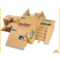 Omg * 11 Chiếc Skate Park Kit Ramp Parts Cho Tech Deck Fingerboard Mini Finger Skateboard