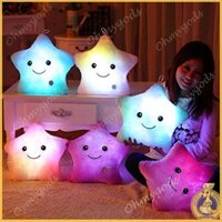 Omg * 15 Ngôi Sao Dạ Quang Ném Gối Trang Trí Phát Sáng Đồ Chơi Nhồi Bông Ủng Hộ Trẻ Em