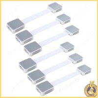 Omg * 6x Khóa An Toàn Trẻ Em Có Thể Điều Chỉnh Ngăn Kéo Khóa Tủ Lạnh Bảo Vệ An Toàn Khóa Cho Cửa Tủ Chống Pinch H