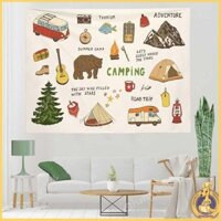 Omg * Chăn cắm trại Chăn dã ngoại ngoài trời Trang trí khăn trải bàn Sofa Chăn cho người cắm trại