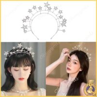 Omg * Cô Dâu Tiaras Cho Đám Cưới Tiaras Ngôi Sao Tiaras Băng Đô Kim Cương Giả Ngôi Sao Băng Đô