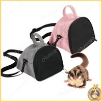 Omg * Hamster Du Lịch Lồng Vẹt Cho Túi Tàu Sân Bay Có Dây Đeo Tay Cầm Lưới Trước Gió