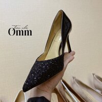 Omm - OH233 Giày cao gót đính kim sa