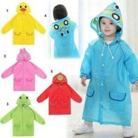 [OMP] Áo mưa trẻ em xuất Nhật hình thú vui nhộn cho bé 2-7 tuổi