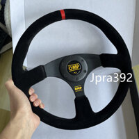 Omp Da Lộn Xe Sửa Đổi Vô Lăng 340mm Da Lộn Vô Lăng Chơi Game Vô Lăng 6 Lỗ 70mm