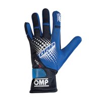 OMP KS-4 KART GLOVES · (XL, BLUE/BLACK)