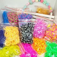 1800pcs Rubber Loom Bands Diy Toys For Kids Lacing Bracelets Girls Gift  Hair Rubber Bands Refill Make Woven Bracelet