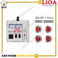 Ổn áp 1 pha LiOA 2000VA dải điện 50v-250v DRII-2000II - MITA