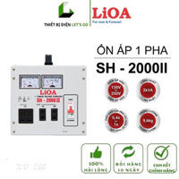 Ổn Áp 1 Pha LiOA 2000VA Dải Điện 130V-250V SH-2000II [CHÍNH HÃNG]