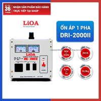 Ổn áp 1 pha LiOA 2000VA dải điện 90v-250v DRI-2000II