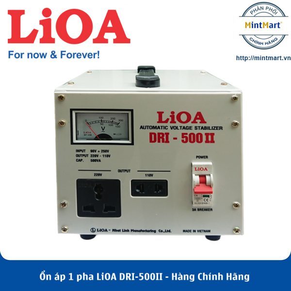 Ổn áp 1 pha LiOA DRI-500II