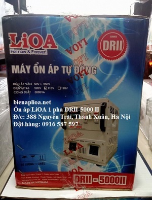 Ổn áp 1 pha LiOA DRII-5000II