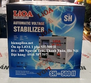Ổn áp 1 pha LiOA SH-500II