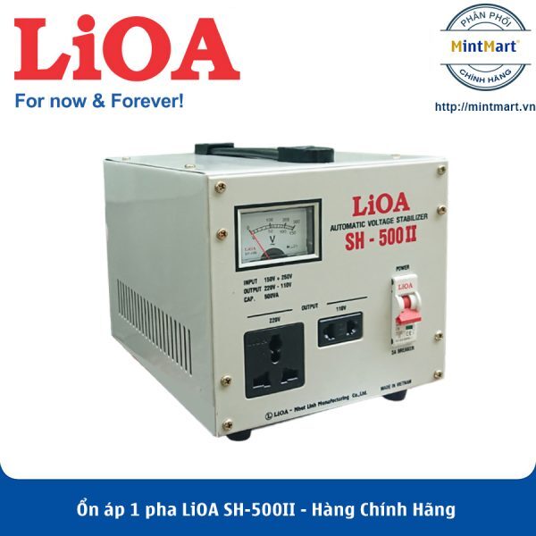 Ổn áp 1 pha LiOA SH-500II
