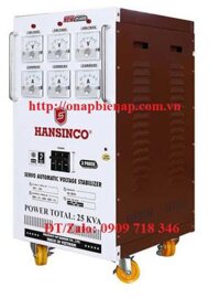 ổn áp 25kva hansinco 3pha