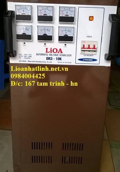Ổn áp 3 pha LiOA DR3-10KII NEW2020