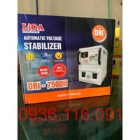 Ổn Áp 7,5KVA 1 Pha Lioa DRI-7500 II 7.5KW Dải 90V-250V 7,5KG