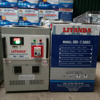 Ổn Áp 7,5KVA 1 Pha Standard DRI-7500II Dải 90v-250v Dây Đồng Mới 2022
