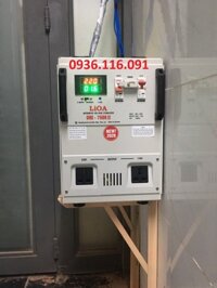Ổn Áp 7.5KVA Lioa DRI-7500 II Dải 90V-250V 1 Pha 7,5KW 7500W