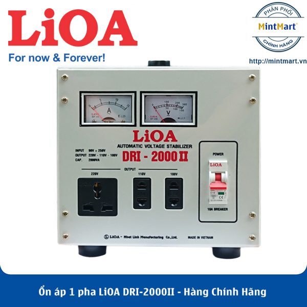 Ổn áp Lioa 1 pha DRI-2000 II