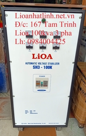 Ổn áp Lioa SH3-100K - 100 KVA