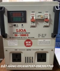 Ổn áp LiOA 10kva mã SH-10000ii 150V~250V | LiOA 10000kw 1 pha-10000va
