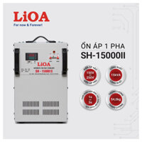 Ổn áp LiOA 15KVA 1 pha SH-15000II - LiOA Nhật Linh 15KW 15000W 15000VA 15Kg 15 ký