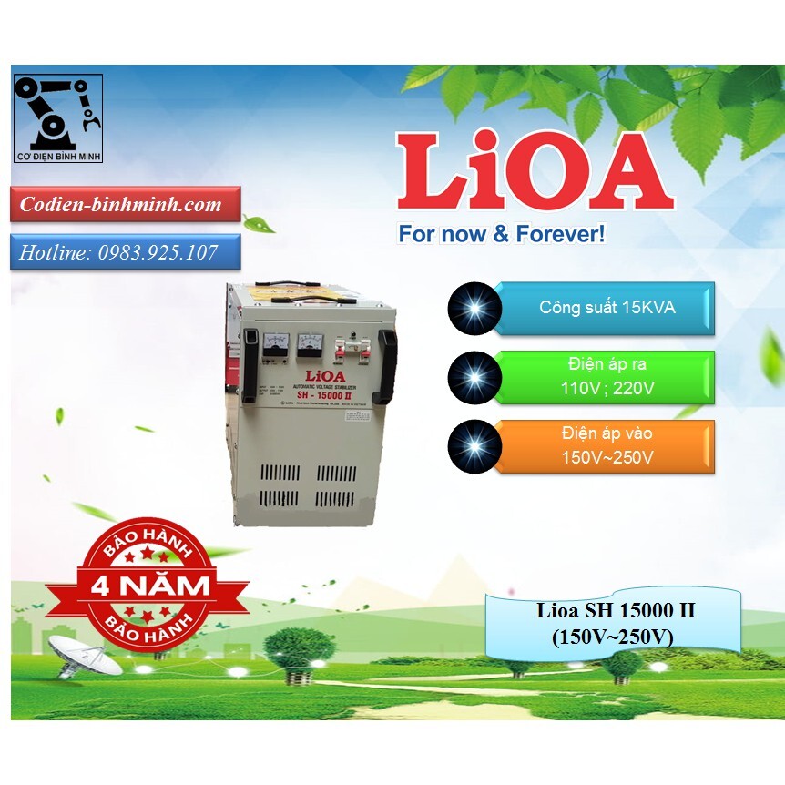 Ổn áp Lioa SH15000 (SH-15000) - 15 KVA