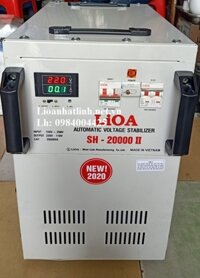 ỔN ÁP LIOA 20KVA - 20KG SH-20000II DẢI 150V - 250V ĐỜI MỚI NHẤT HIỆN NAY