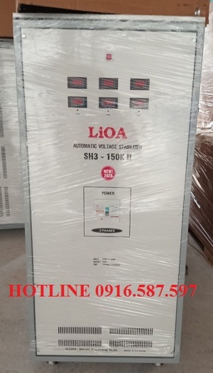 Ổn áp Lioa 3 pha khô điều chỉnh 3 pha độc lập SH3-150KII