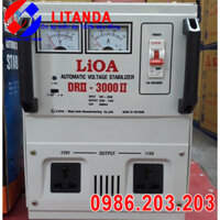 Ổn Áp LiOA 3KVA 3KW Mã DRII-3000 II NEW 2021 Giá Bao Nhiều Tiền?