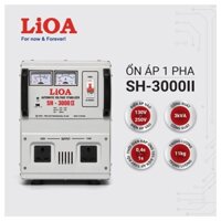 Ổn áp Lioa 3kva DRII-3000II, 1 pha, dải điện 150v, DRII-3000II