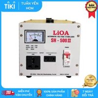 Ổn áp lioa 500va - 500w Model SH - 500 II đời mới nhất dây đồng 100