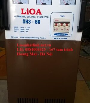 Ổn áp Lioa SH3-6K - 6 KVA