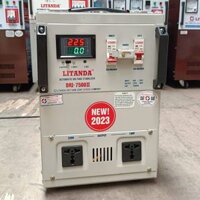 Ổn Áp Lioa 7.5KVA 1 Pha Litanda DRI-7500II Dải 90V-250V 7.5KW NEW