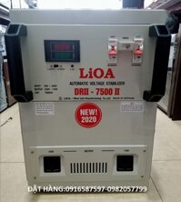 Ổn áp Lioa 7,5kva mã DRII 7500ii 50V~250V | lioa 7,5kw 1 pha-7500va