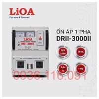 Ổn Áp Lioa DRII-3000 II 1 Pha Dải 50V Lioa 3KVA 3KW 3000W