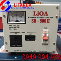 Ổn Áp Lioa SH-500II Dải Điện 150V Đến 250V Lioa 500VA 500W 0.5KVA