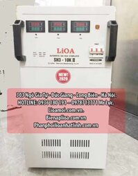 Ổn áp lioa sh3 10kva II thế hệ 2