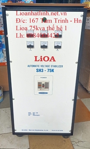 Ổn áp Lioa SH3-75K - 3 pha
