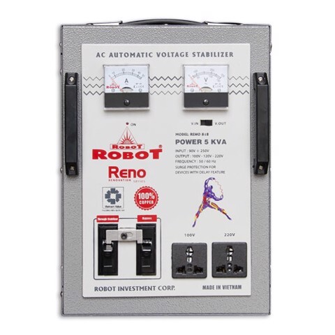 Ổn áp Robot Reno 818 - 5KVA (40V-240V)