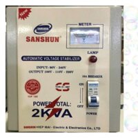 Ổn áp Sanshun(Hashima) 2KVA dãi 90V bảo hành 3 năm