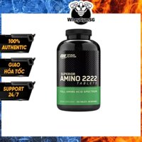 ON SUPERIOR AMINO 2222 TABS 320 VIÊN CỨNG Hỗ Trợ Tăng Cường Cơ Bắp, Phục Hồi Nhanh