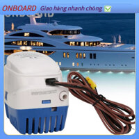 OnBoard HYBP2 G1100-02 24V Du thuyền nước Nước thải thu nhỏ Tự mồi Máy bơm chìm tự động dòng chảy cao