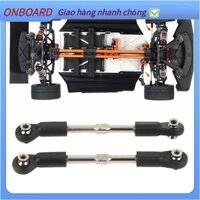 OnBoard Liên kết lái RC liên kết kéo thanh 2pcs Thép nhựa đen Sức mạnh cao cho cuộc đua