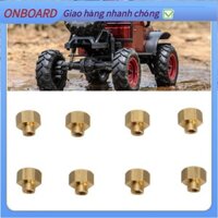 OnBoard RC WHEEL LOCK NUT chặt chẽ phù hợp với tay nghề tốt KIT LIFE SPAN KIT 8PCS Để thay thế (5 mm / 0,2in)